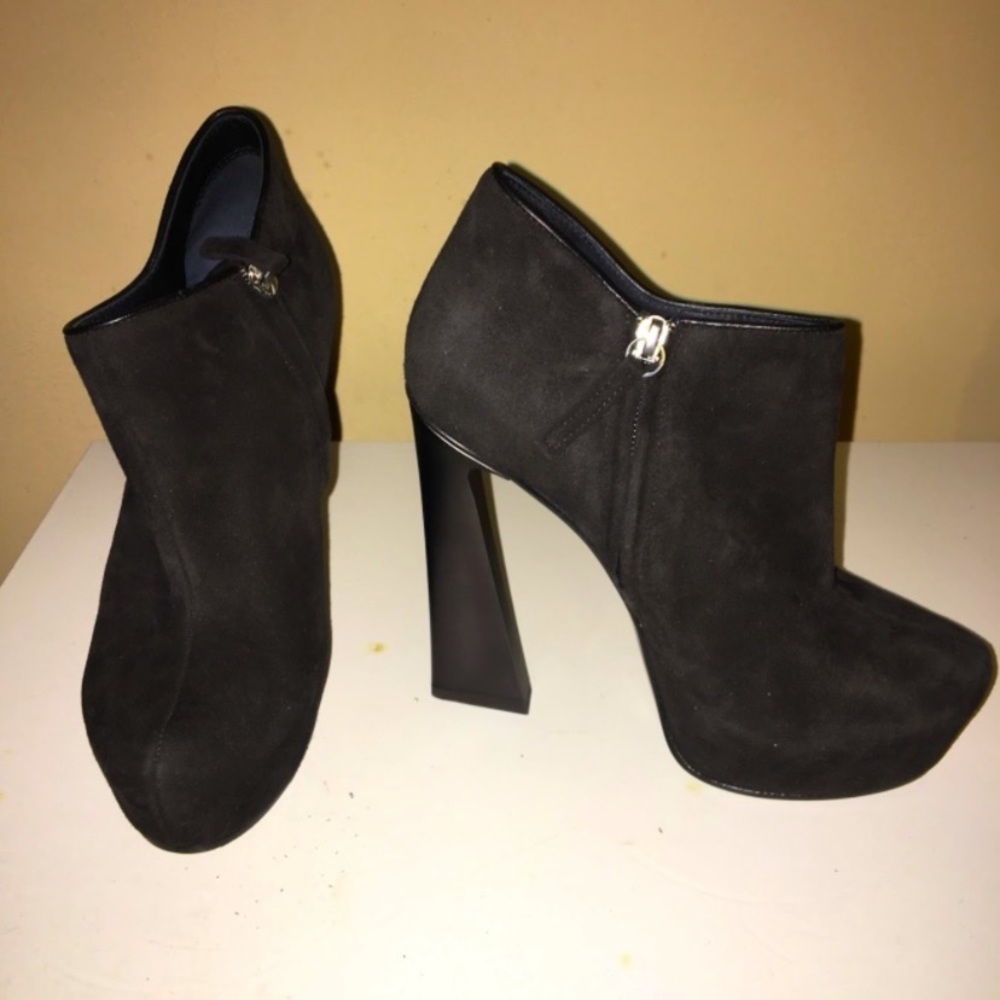 Giuseppe Zanotti suede leather booties